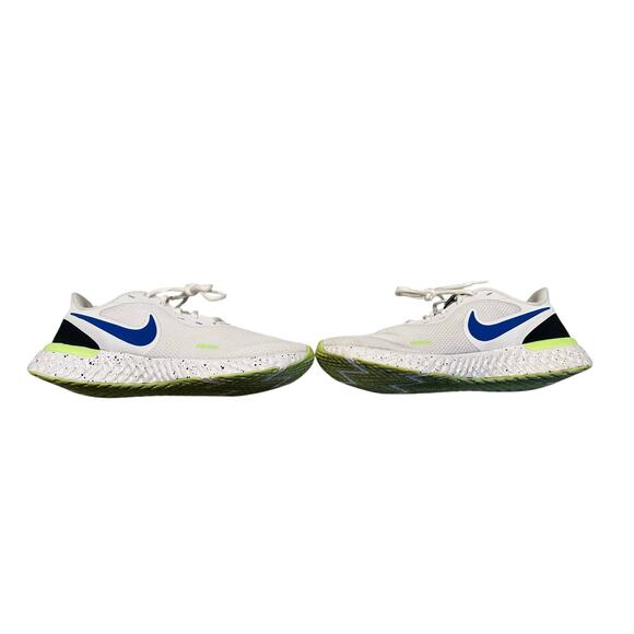 Nike Mens Revolution 5 CW5846-100 White Running Shoes Sneakers Size 9.5 - Picture 1 of 7